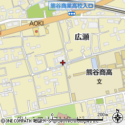 埼玉県熊谷市広瀬457周辺の地図