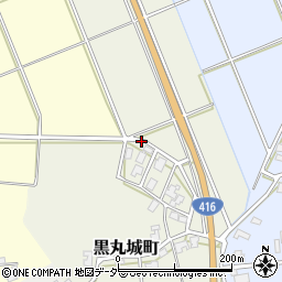 福井県福井市黒丸城町周辺の地図