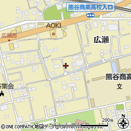 埼玉県熊谷市広瀬458-7周辺の地図
