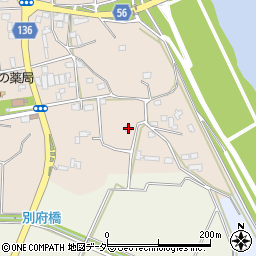 茨城県下妻市別府245周辺の地図