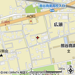 埼玉県熊谷市広瀬458周辺の地図