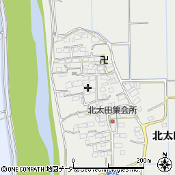 茨城県つくば市北太田周辺の地図