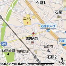 がってん宅配熊谷石原店周辺の地図