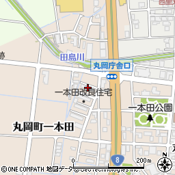 一本田新改良団地１号館周辺の地図