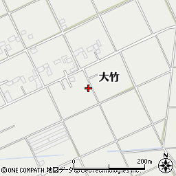 茨城県鉾田市大竹1753-2周辺の地図