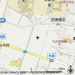 長野県松本市今井中沢周辺の地図