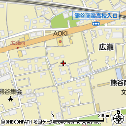 埼玉県熊谷市広瀬462-4周辺の地図