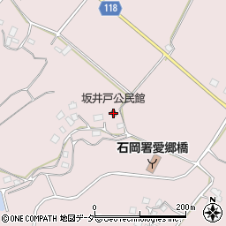 坂井戸公民館周辺の地図