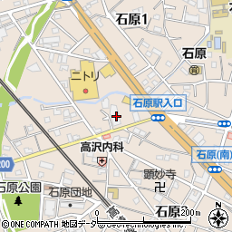 がってん寿司 熊谷石原店周辺の地図