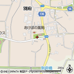 茨城県下妻市別府282周辺の地図