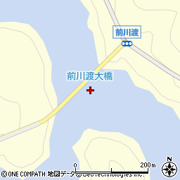 前川渡大橋周辺の地図