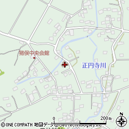 猪俣中央会館周辺の地図