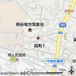 日本ホーリネス教団熊谷教会周辺の地図