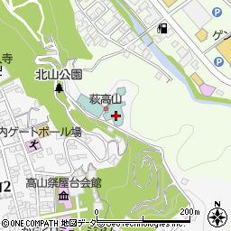 萩高山　高山観光ホテル周辺の地図
