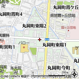 丸岡中央商店街周辺の地図