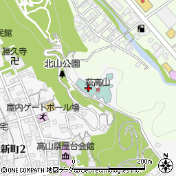 岐阜県高山市八幡町280周辺の地図