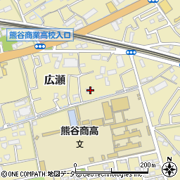 埼玉県熊谷市広瀬412周辺の地図