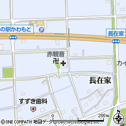 埼玉県深谷市長在家341周辺の地図