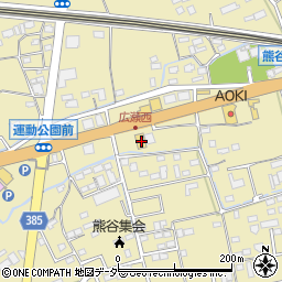 埼玉県熊谷市広瀬481周辺の地図