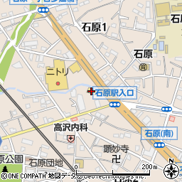 がってん寿司熊谷石原店周辺の地図