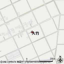 茨城県鉾田市大竹1736-6周辺の地図