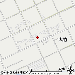 茨城県鉾田市大竹1720周辺の地図
