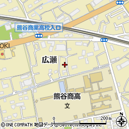 埼玉県熊谷市広瀬421周辺の地図
