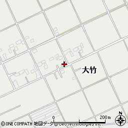 茨城県鉾田市大竹1723周辺の地図