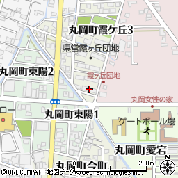 県営住宅霞ケ丘団地１号館周辺の地図