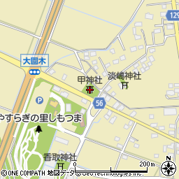 甲神社周辺の地図