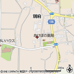 茨城県下妻市別府406-4周辺の地図