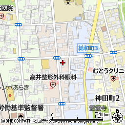コサカ楽器初田センター周辺の地図
