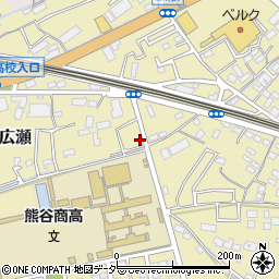 埼玉県熊谷市広瀬406-1周辺の地図