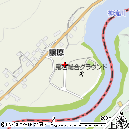 群馬県藤岡市譲原26周辺の地図