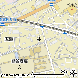埼玉県熊谷市広瀬406周辺の地図