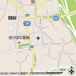 茨城県下妻市別府292周辺の地図