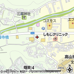 高山信用金庫三福寺支店周辺の地図