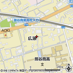 埼玉県熊谷市広瀬421-10周辺の地図