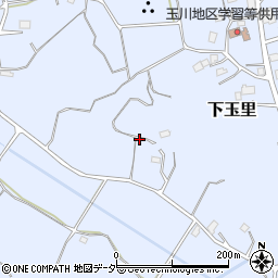 茨城県小美玉市下玉里周辺の地図