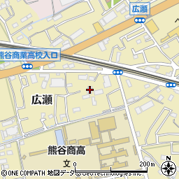 埼玉県熊谷市広瀬414-1周辺の地図