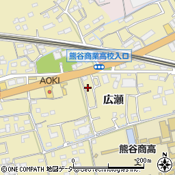 埼玉県熊谷市広瀬440周辺の地図