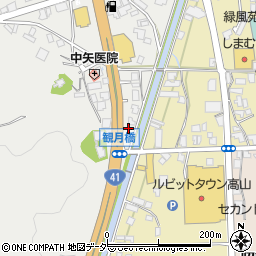 岐阜県高山市下岡本町1659周辺の地図