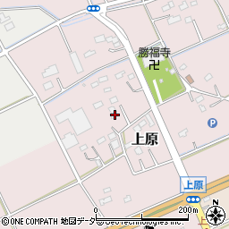 埼玉県深谷市上原492周辺の地図