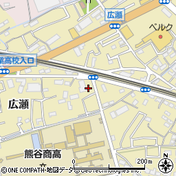 埼玉県熊谷市広瀬407-13周辺の地図