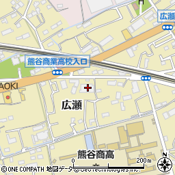 埼玉県熊谷市広瀬422-2周辺の地図