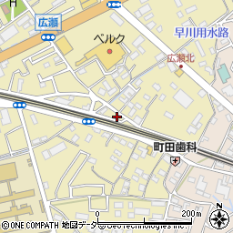 熊谷堂書店周辺の地図