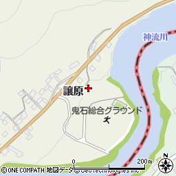 群馬県藤岡市譲原19周辺の地図