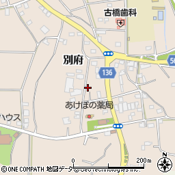 茨城県下妻市別府296周辺の地図
