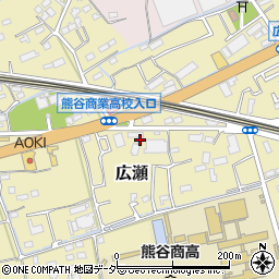 埼玉県熊谷市広瀬435-1周辺の地図