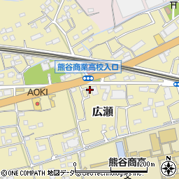 埼玉県熊谷市広瀬438周辺の地図